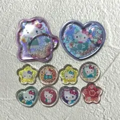 あ*い様 ⑤サンリオ キティ ウォーターシール おはじきシール おすそ分け 正規