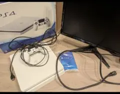 PS4 本体 ホワイト モニターセット