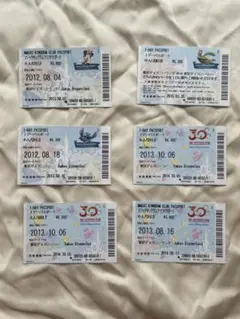 【使用済】東京ディズニーリゾート　1デーパスポート　ランド30周年記念あり