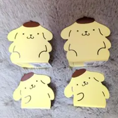 ポムポムプリン ブックエンド 4個セット