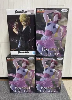 HUNTER×HUNTER フィギュア 3体セット キルア ヒソカ クラピカ - メルカリ