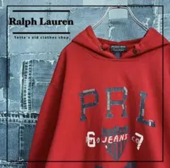 ポロ ジーンズ ラルフローレン【パーカー/フーディ/プルオーバー】ビッグプリント
