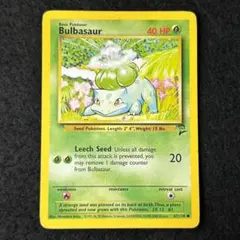 N40 フシギダネ Bulbasaur 1枚 旧裏 英語版