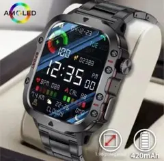 【新品/未使用】LAXASFIT 大画面スマートウォッチ