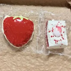 kikisquishy momoco いちご ケーキ スクイーズ 2個セット