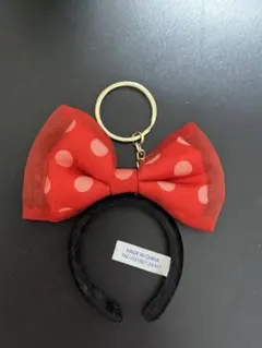 東京ディズニーリゾート ミニー カチューシャ キーホルダー