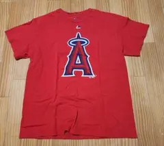 MLB メジャーリーグ ロサンゼルス・エンゼルス Tシャツ 赤 L 野球のサムネイル