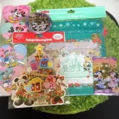 ディズニー/巾着袋/メモ帳/缶バッチ/カード/5点セット✨