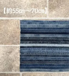 ⭐️デニムハギレ ステッチ部分【約55㎝〜70㎝】22本 まとめ売り K⭐️