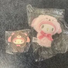 マイメロキーホルダー ラテクマ　2点セット　サンリオのサムネイル