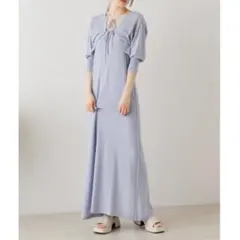 シアーニットワンピースボレロセット　kastane