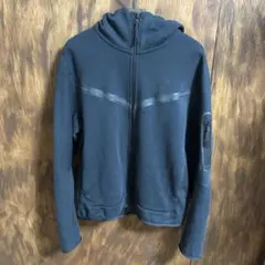 古着Nike ダークグレー フルジップ パーカー　サイズＸＬ