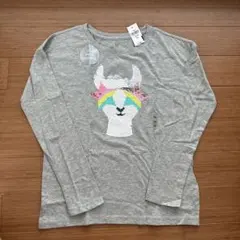 GAPキッズ☆スパンコール長袖Tシャツ☆未使用タグ付き☆140(10)