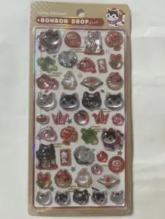 ボンボンドロップシール　和柄　縁起物