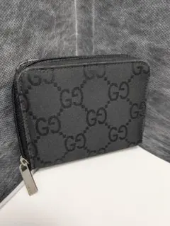 GUCCI グッチ 財布 ブラック GGキャンバス