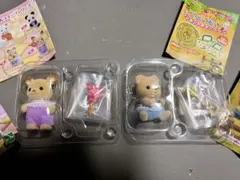 シルバニアファミリー 赤ちゃん　2体セット シカの赤ちゃん　クマの赤ちゃん