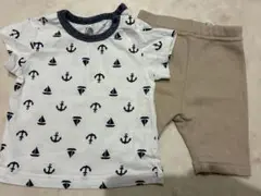 70〜80 60〜70 上下まとめ売り　半袖1枚　ズボン1着　保育園　夏服のサムネイル