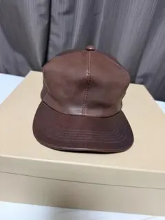BRUNEL&Co. ◇ レザーベレー ◇ 限定ブラウン 38 レザーハット - メルカリ
