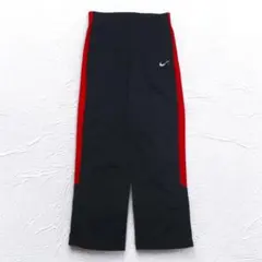 NIKE トラックパンツ ジャージ L ブラック レッド サイドライン