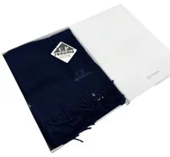新品 未使用品 タグ付き カシミヤ 100% マフラー ネイビー renoma