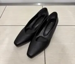 SHISEI シーセイ ポインテッド フラットパンプス ブラック 37.5 - メルカリ