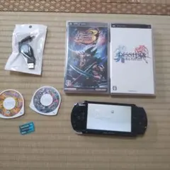 超美品★psp3000本体★黒★新品バッテリー、ゲーム、メモリー、新品充電器付き