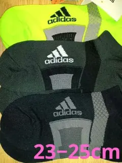 アディダス　23−25cmadidas 吸水速乾ソックス 3足セット