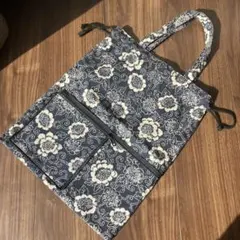 2wayバック　和柄　エコバッグ　巾着バック　花柄　着物