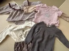 ベビー服　70〜80サイズ　ロンパース　秋冬　まとめ売り