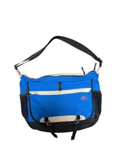 adidas ショルダーバッグ ブルー オレンジ 古着 90s 00s