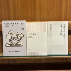 写真家関連書籍 3冊セット レスリー・キー 岩合光昭 荒木経惟
