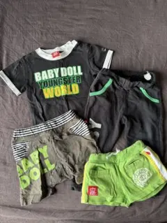 BABY DOLL カジュアル 4点セット 80〜90センチ