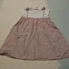 Samansa Mos2 Lagom ノースリーブワンピース Lサイズ