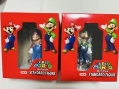 【新品未使用】スーパーマリオ スタンダードフィギュア マリオ ルイージ