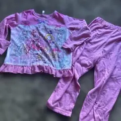 ワンダフルプリキュア長袖パジャマ 110cm ピンク