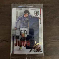 伊藤純也 日本代表サッカーサイン入りカード - メルカリ