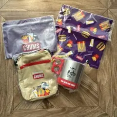 CHUMS マクドナルドコラボ バッグ・ポーチ　マグカップ　セット