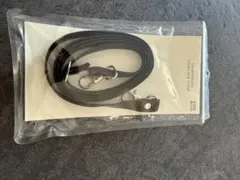 レザー調スマホショルダー ブラック