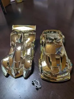 ミニ四駆 ゴールドボディセット　ゴールドメッキのサムネイル
