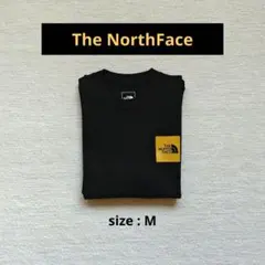 【正規品】NT82136 ザ・ノース・フェイス 黒 ロンT 厚手 ボックスロゴ