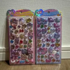 【正規品】うるちゅるポップシール　フワフワらびちゃん　まじかるみゅーちゃん　2種