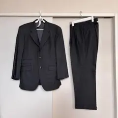 メンズ　スーツ　ジャケット & パンツ　グレーボーダー　S-Mサイズ相当