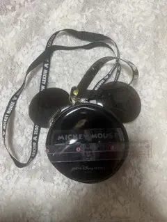 ミッキーマウス耳付きショルダーバッグ ブラック