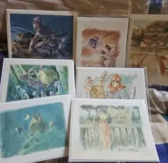 スタジオジブリ 水彩画　ポストカード セット