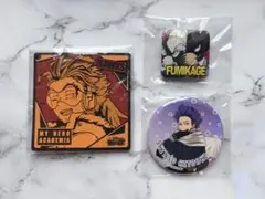 【10/20迄の出品】僕のヒーローアカデミア　ホークス　心操　常闇　缶バッジ