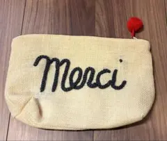 Fatima Morocco ポーチ　Merci刺繍のサムネイル