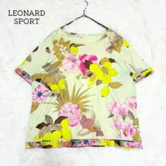 LEONARD SPORT Vネック トロピカル 柄 Tシャツ 半袖 - メルカリ