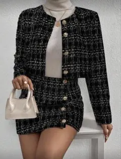 SHEINツイードセットアップ XS