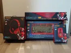 【新品未開封】Razer×EVANGELION 2号機コラボ 4点セットのサムネイル