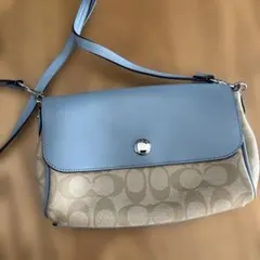 美品✨️コーチ ショルダーバッグ ロニー シグネチャー キャンバス 